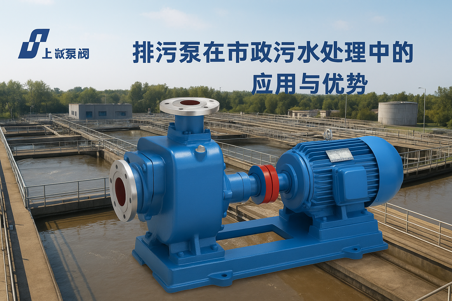 排污泵在市政污水處理中的應用與優勢 - 上海上誠泵閥