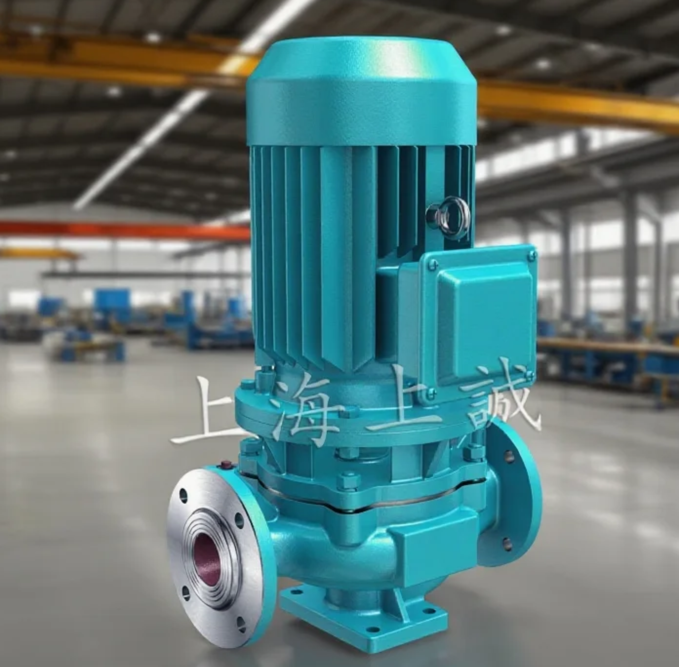ISG立式管道離心泵在工廠冷卻循環中的應用——上誠泵閥